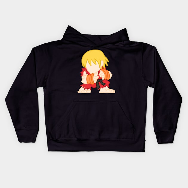 Ken Masters Kids Hoodie by VinylPatch